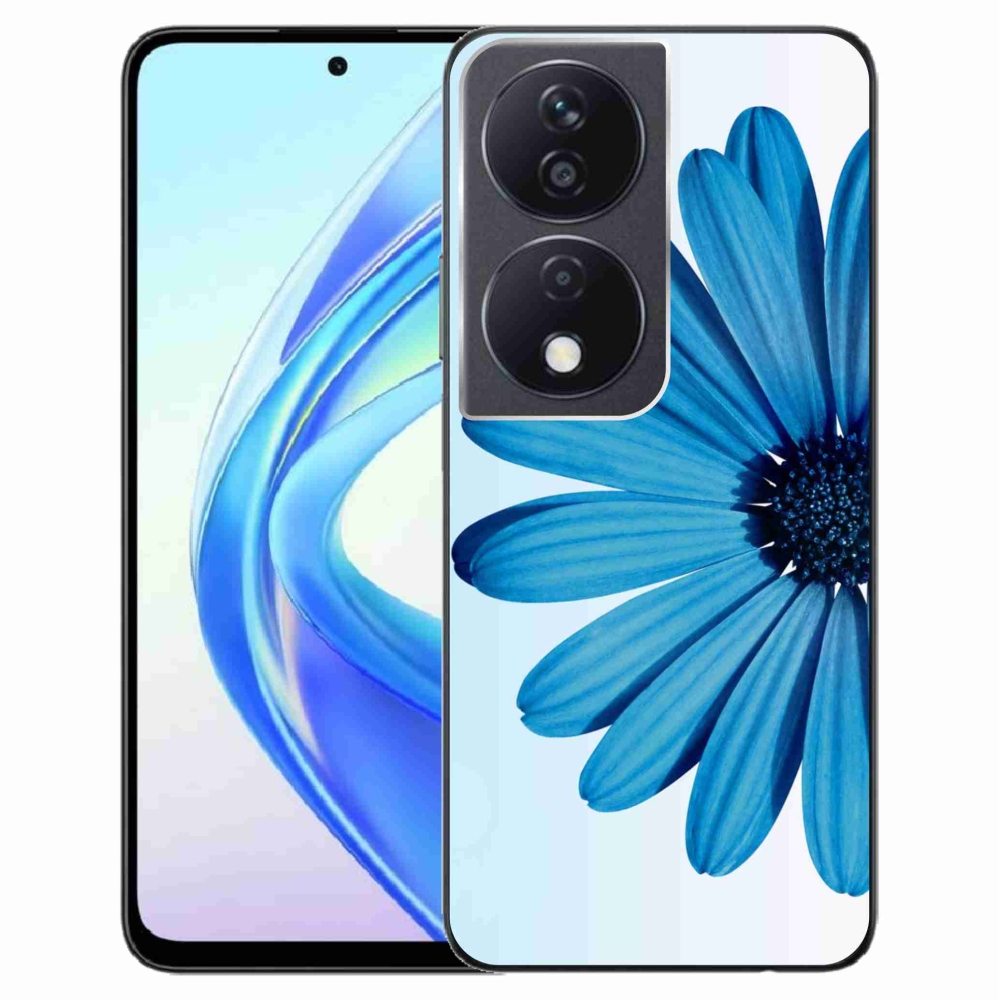 Gél tok mmCase a Honor X7b/Honor 90 Smart készülékhez - kék színű margaréta