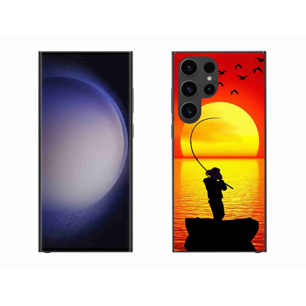 Gél borítás mmCase Samsung Galaxy S23 Ultra 5G - horgászás