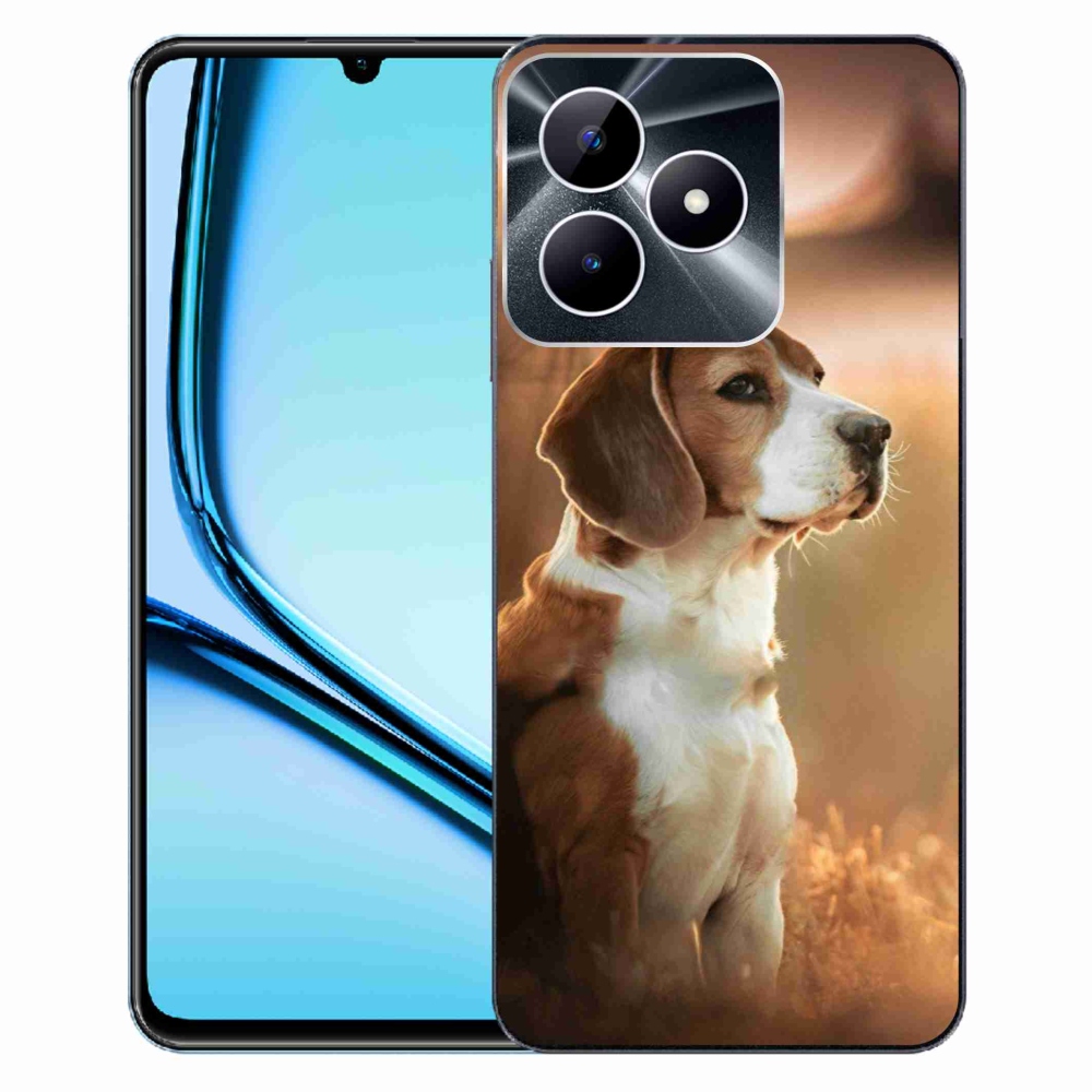 Zselés borító mmCase a Realme Note 50 készülékhez - bézs színű