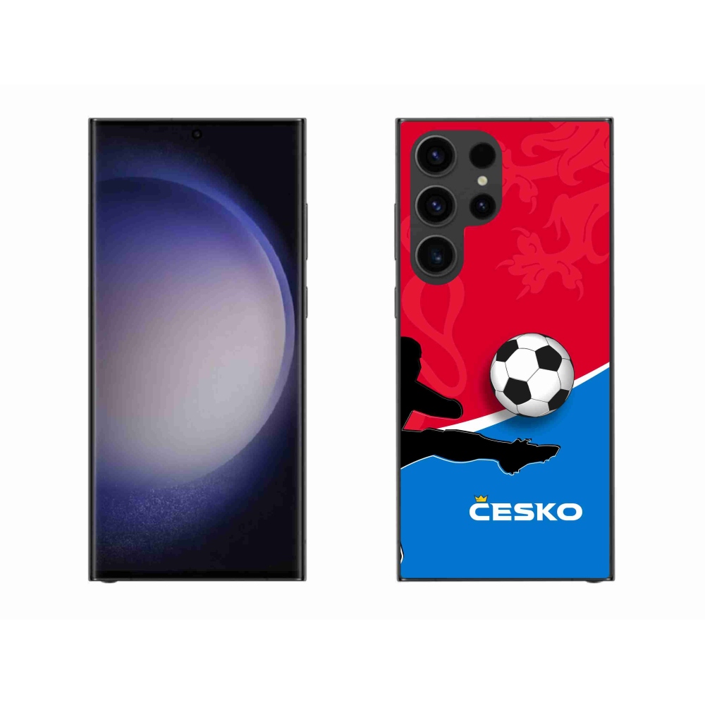 Gél borítás mmCase Samsung Galaxy S23 Ultra 5G - futball Csehország 2