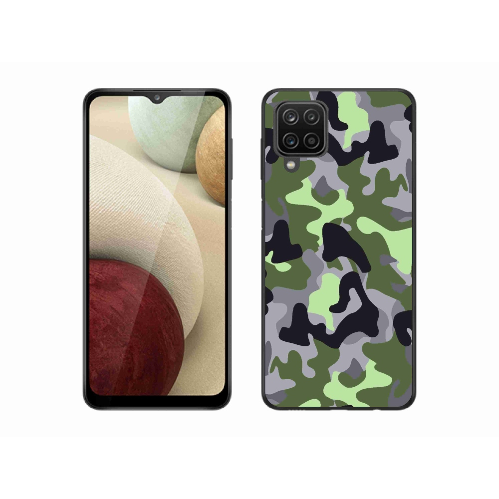 Zselés borítás mmCase Samsung Galaxy M12 készülékhez - terepszínű minta 7