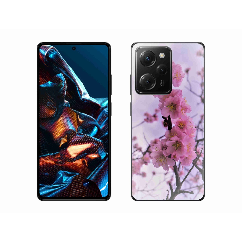 Gél borító mmCase a Xiaomi Poco X5 Pro 5G számára - virágok 7