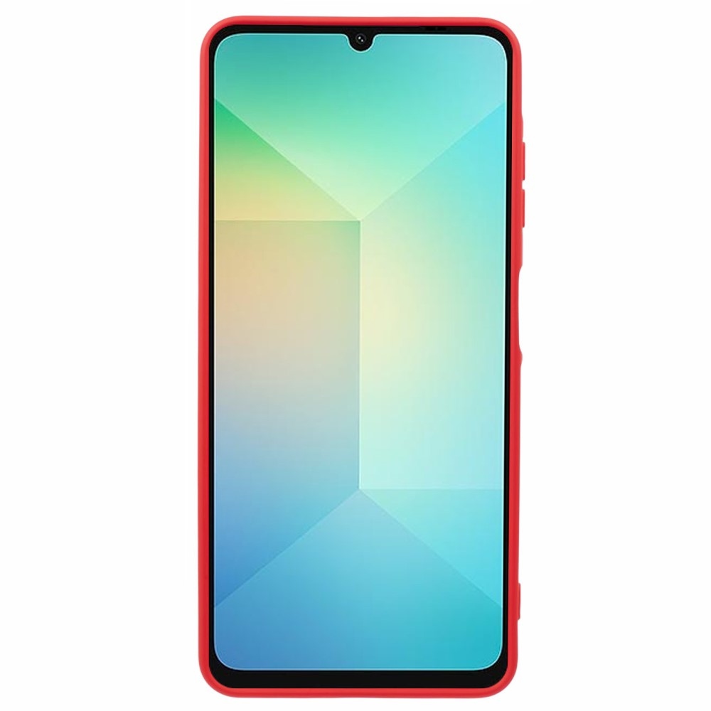 Arc zselés tok Samsung Galaxy A06 4G - piros