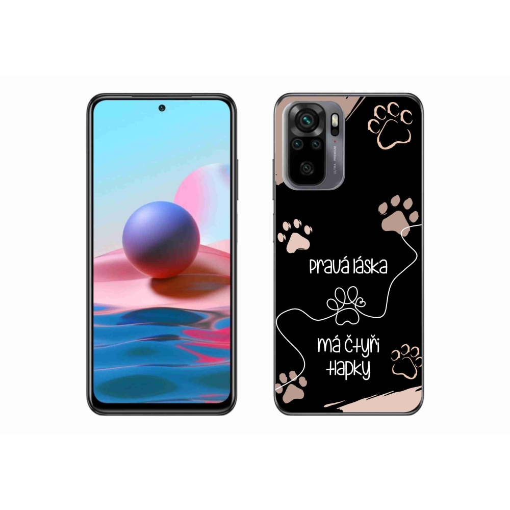 Gél borítás mmCase a Xiaomi Poco M5s készülékhez - kutya motívum 1 fekete háttér