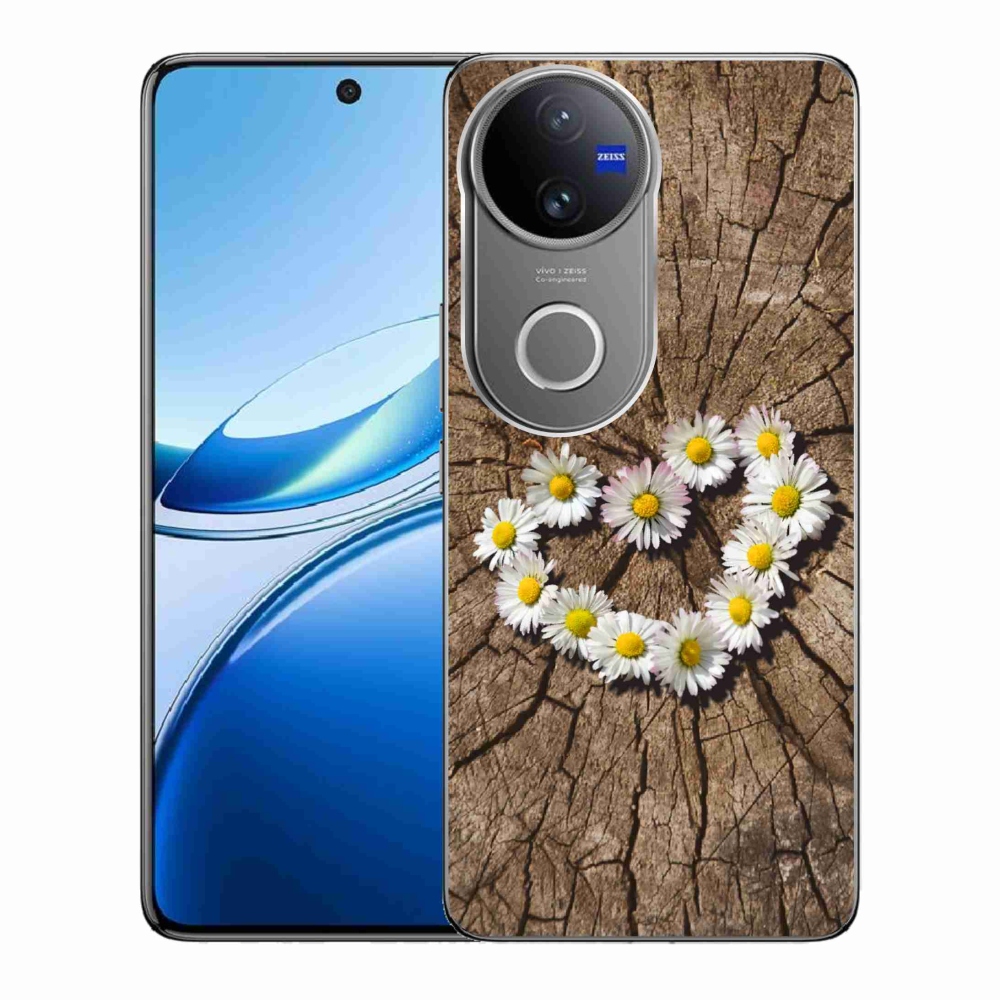 Zselés borítás mmCase a Vivo V50 5G készülékhez - Százszorszép szív