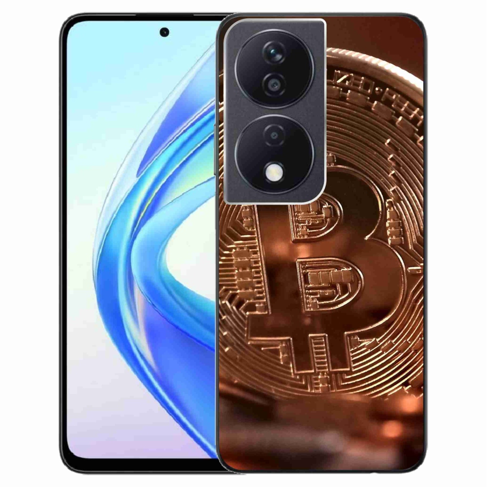 Gél borítás mmCase a Honor X7b/Honor 90 Smart számára - bitcoin