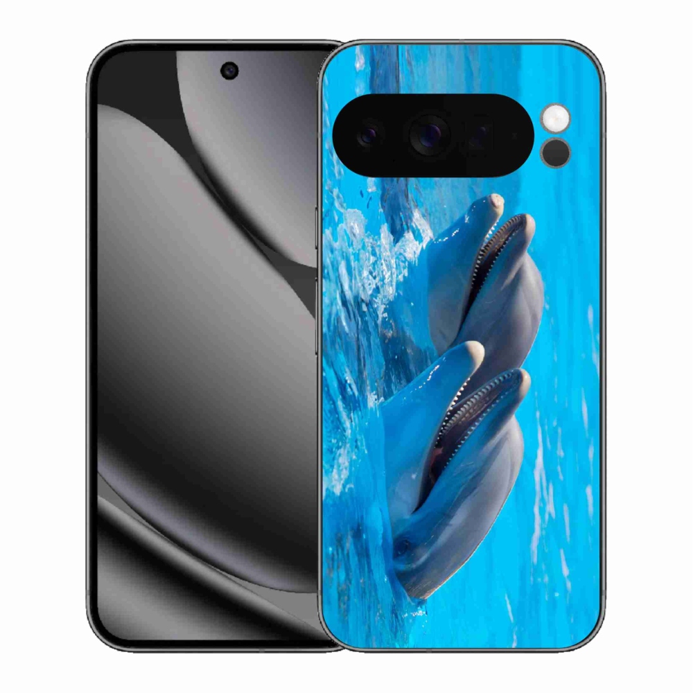 Zselés borítás mmCase a Google Pixel 10 Pro XL számára - delfinek
