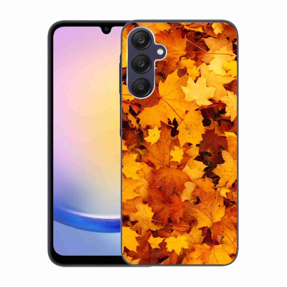 Gél borítás mmCase Samsung Galaxy A25 5G - juharlevelek - Samsung Galaxy A25 5G - Juharlevelek
