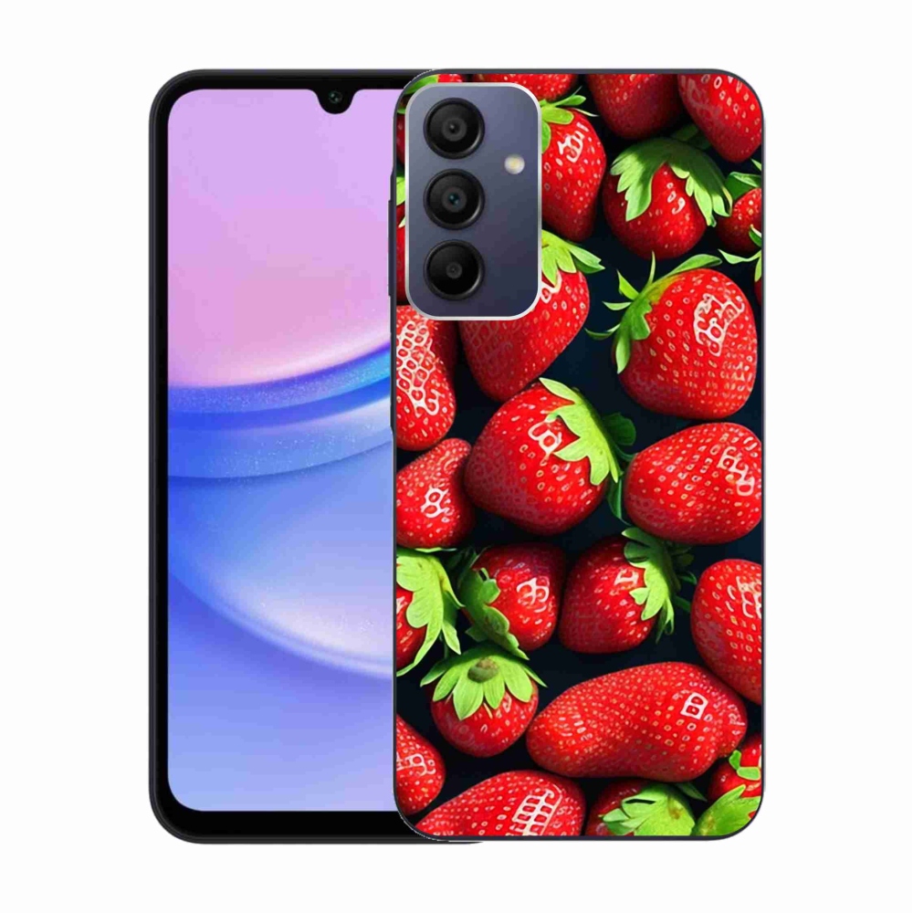 Zselés borítás mmCase Samsung Galaxy A15 4G/5G - eper