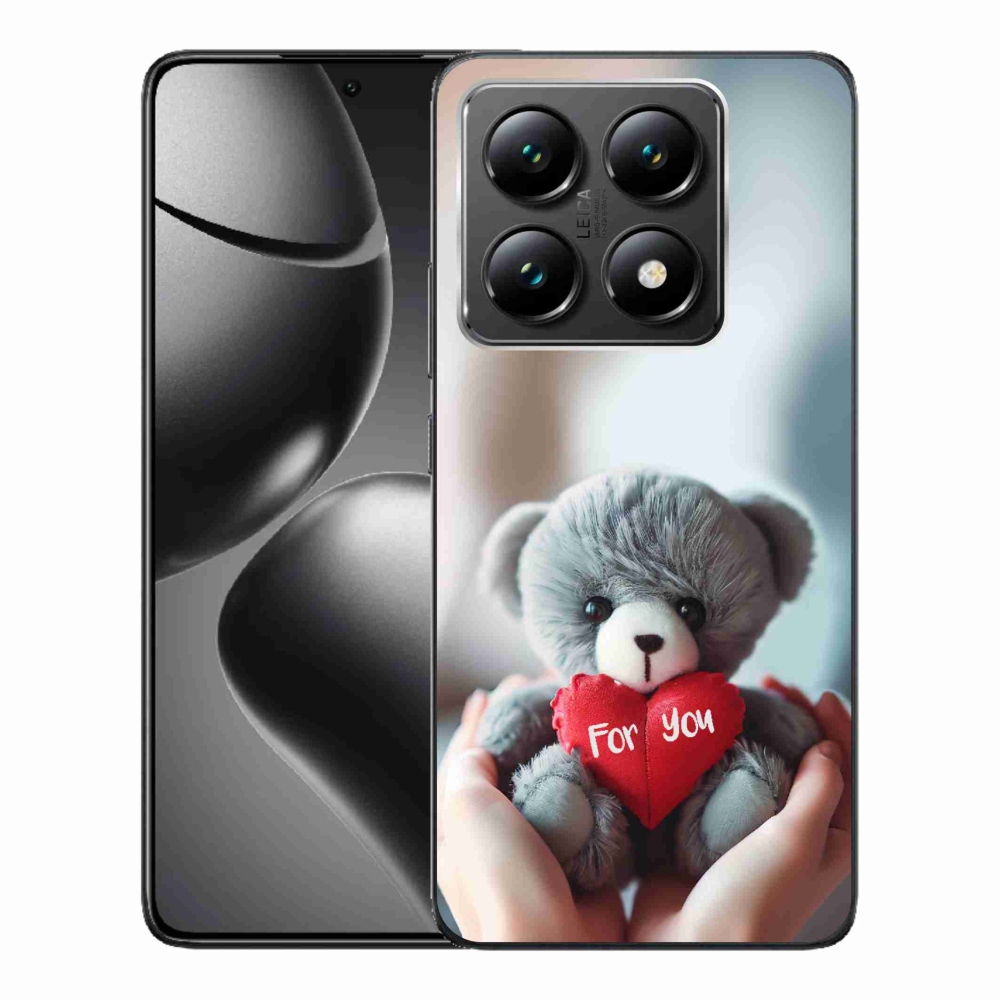 Gél borítás mmCase a Xiaomi 14T-hez - mackó a szerelmesek számára
