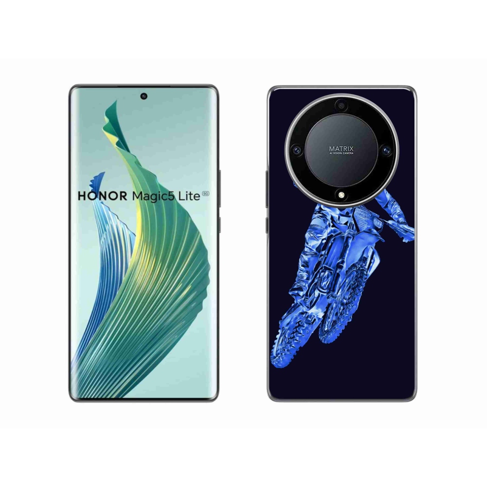 Gél borítás mmCase a Honor Magic 5 Lite 5G számára - motocross 1
