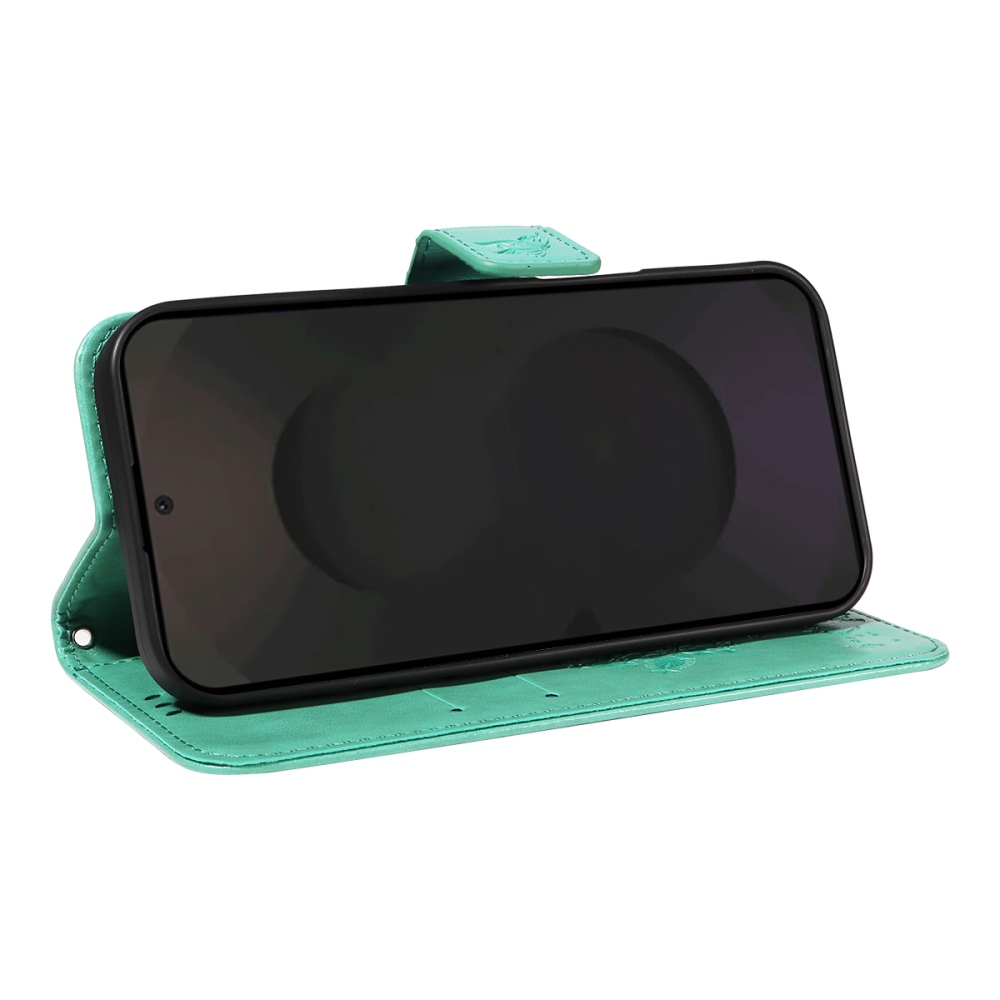 Fák könyve tok Samsung Galaxy S25 FE készülékhez - kékeszöld színű