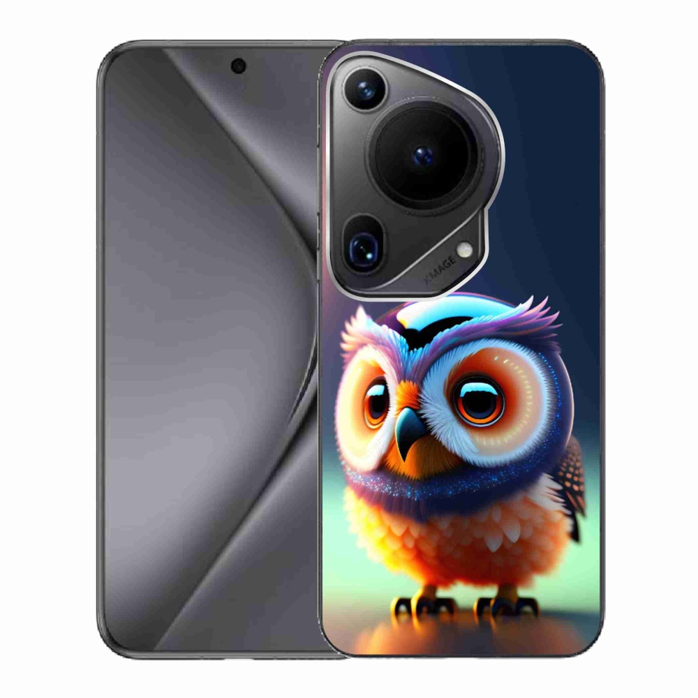 Zselés borítás mmCase a Huawei Pura 70 Ultra készülékhez - bagoly