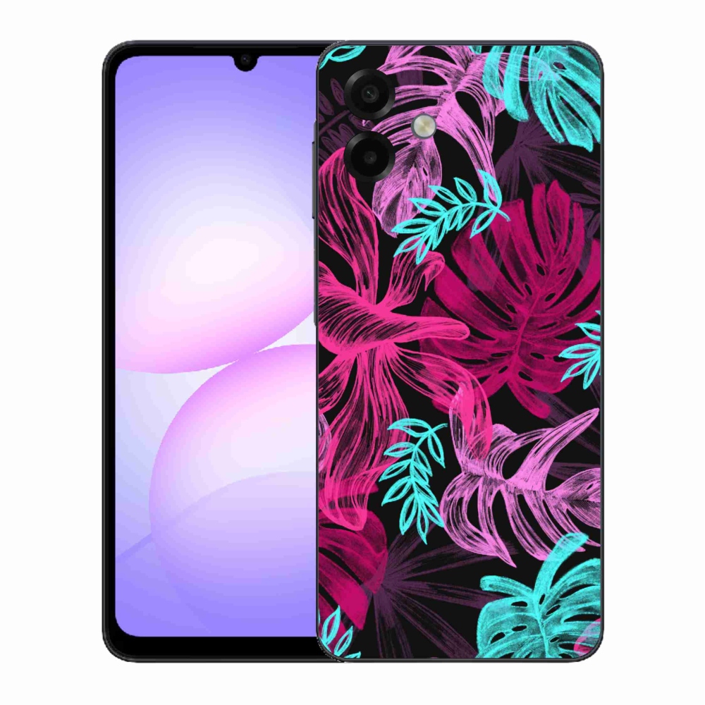 Gél borítás mmCase Samsung Galaxy A07 4G - virágok 1