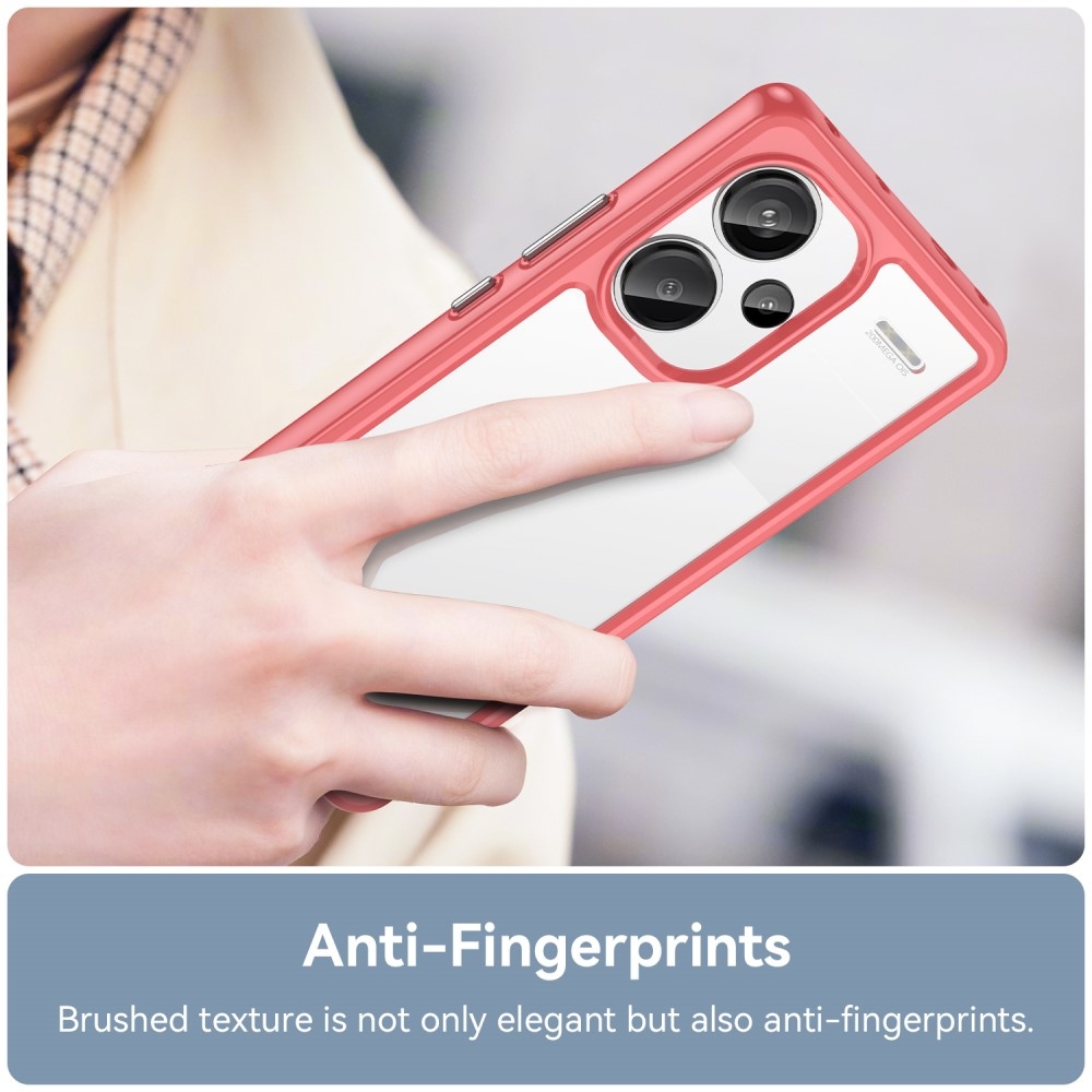 Gél tok kemény hátlappal Xiaomi Redmi Note 13 Pro+ 5G - piros