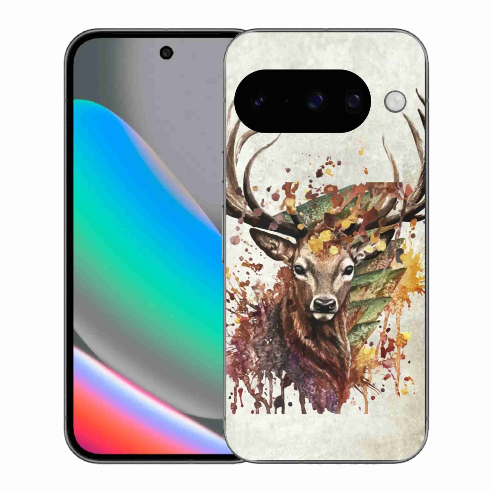 Zselés borítás mmCase a Google Pixel 10 - szarvas 1 számára