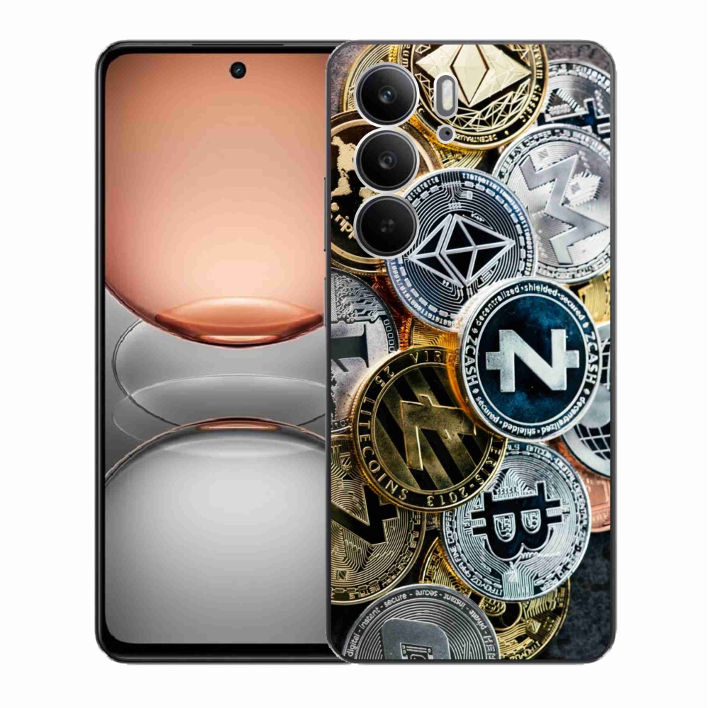 Gél borító mmCase a Realme C75 készülékhez - kriptovaluták