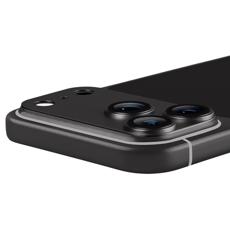 TOK: ME Camera Island lencsevédő az Apple iPhone 18 Pro Max-hoz, fekete
