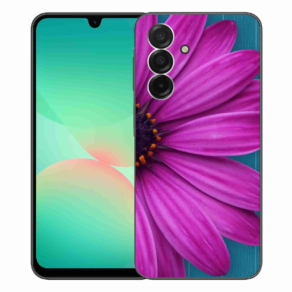 Gél védőhuzat mmCase Samsung Galaxy A26 5G - lila margaréta