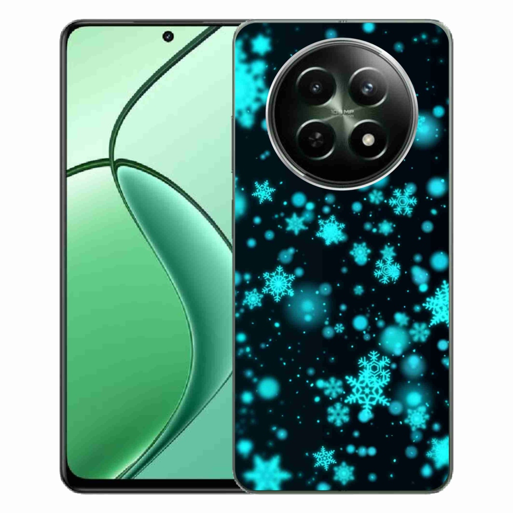 Gél borítás mmCase a Realme 12 5G/12x 5G - hópelyhek 1