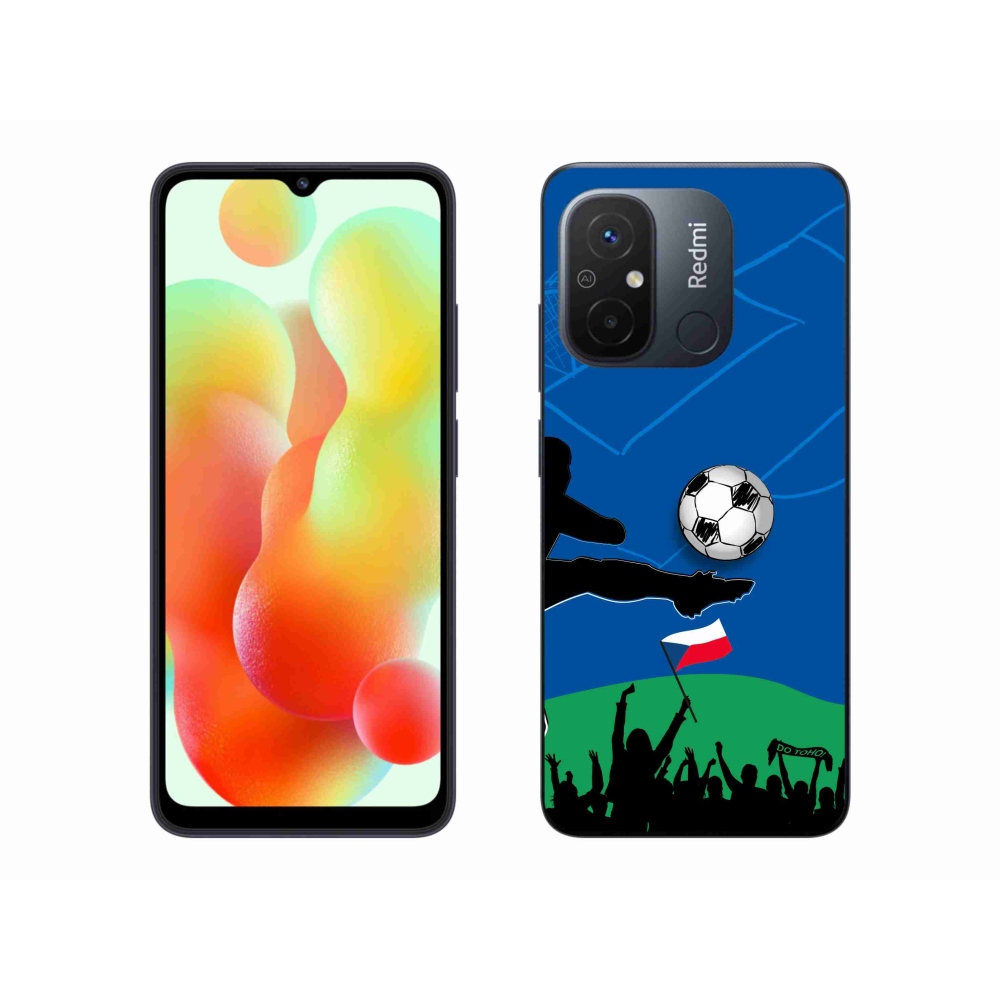 Gél borítás mmCase a Xiaomi Redmi 12C-hez - futball rajongóknak
