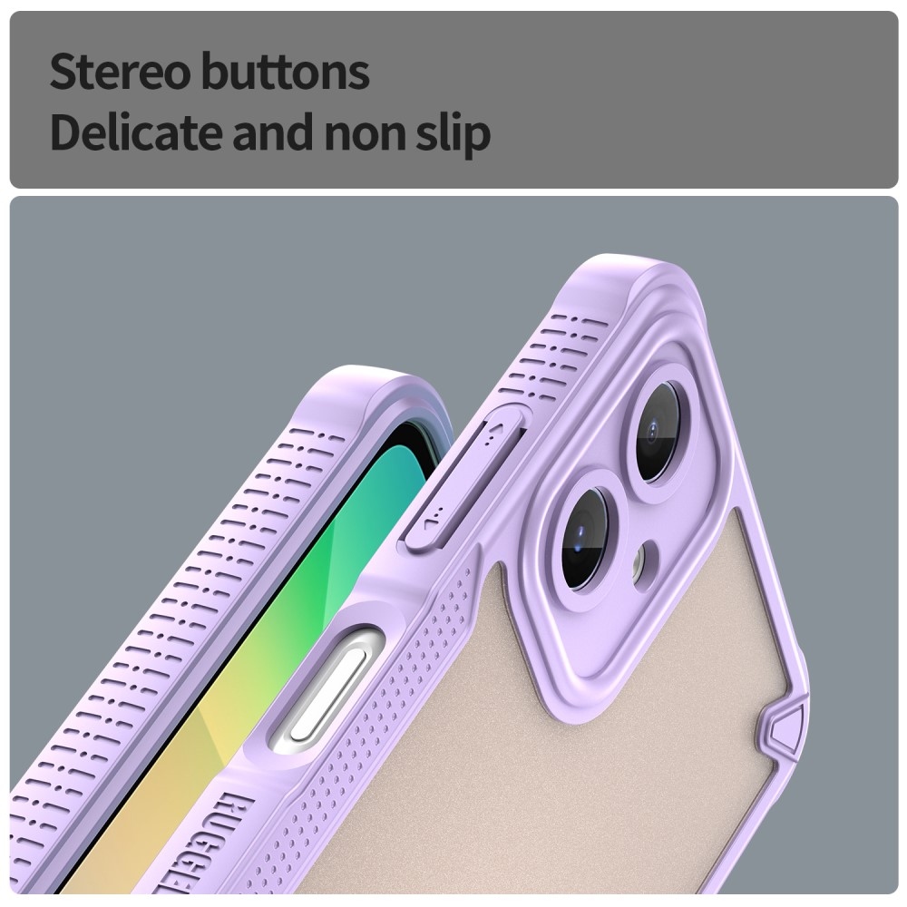 Fagyasztott tartós borítás Samsung Galaxy A06 4G készülékhez - lila