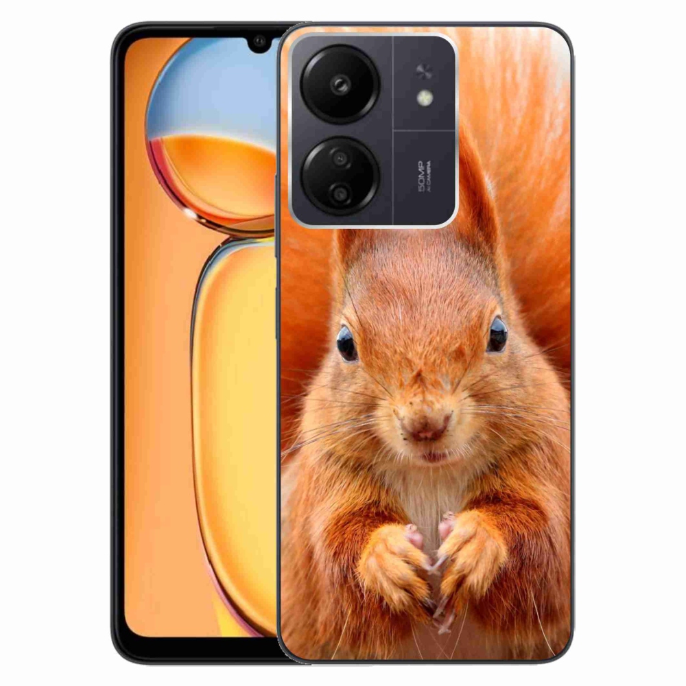 Gél borító mmCase a Xiaomi Poco C65/Redmi 13C - mókushoz