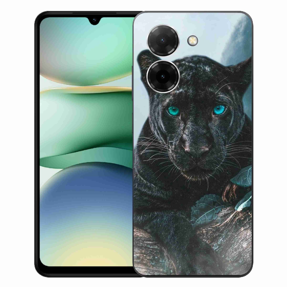 Gél borító mmCase a Xiaomi Redmi A5 (173.45x79.35x8.45mm) - fekete párduchoz