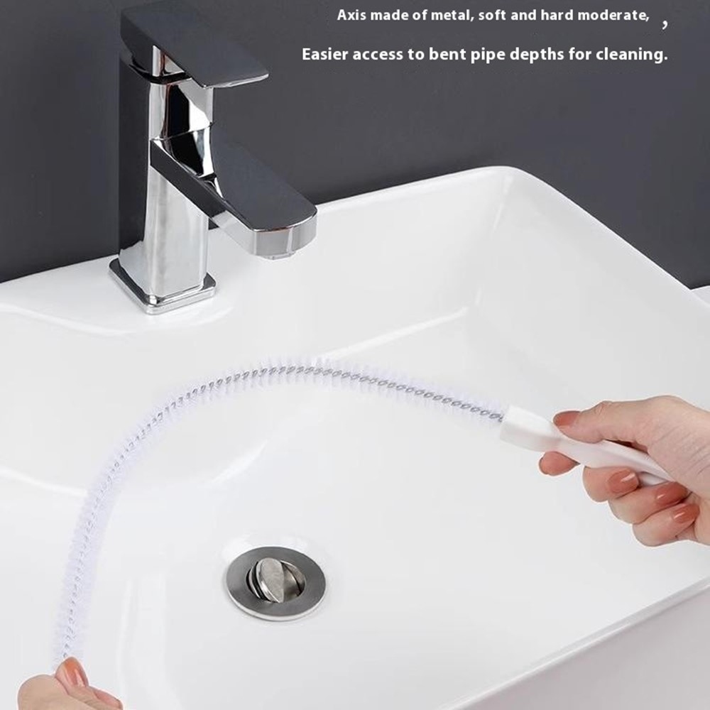 Rugalmas kefe háztartási hulladék és szifonok tisztításához