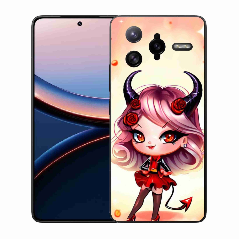 Gél borító mmCase a Xiaomi Poco F7 Ultra számára - rajzfilm ördög