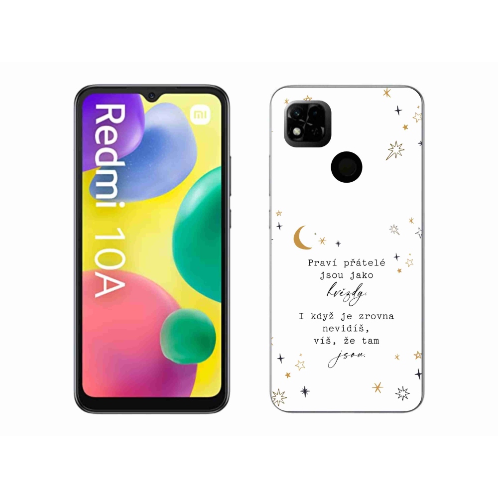 Gél borító mmCase a Xiaomi Redmi 10A - idézem 6 fehér háttérrel