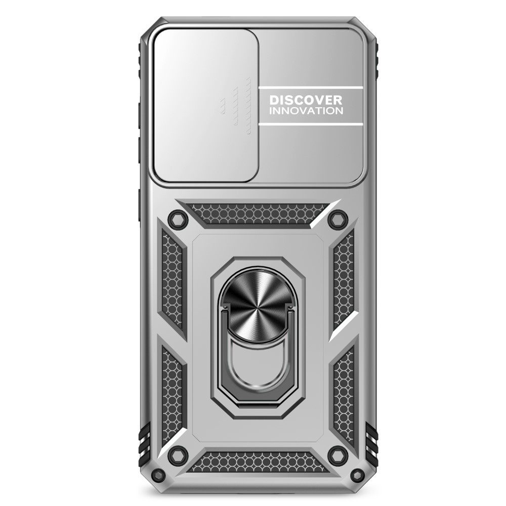 Gyűrűálló borítás Samsung Galaxy A36 5G készülékhez - ezüst