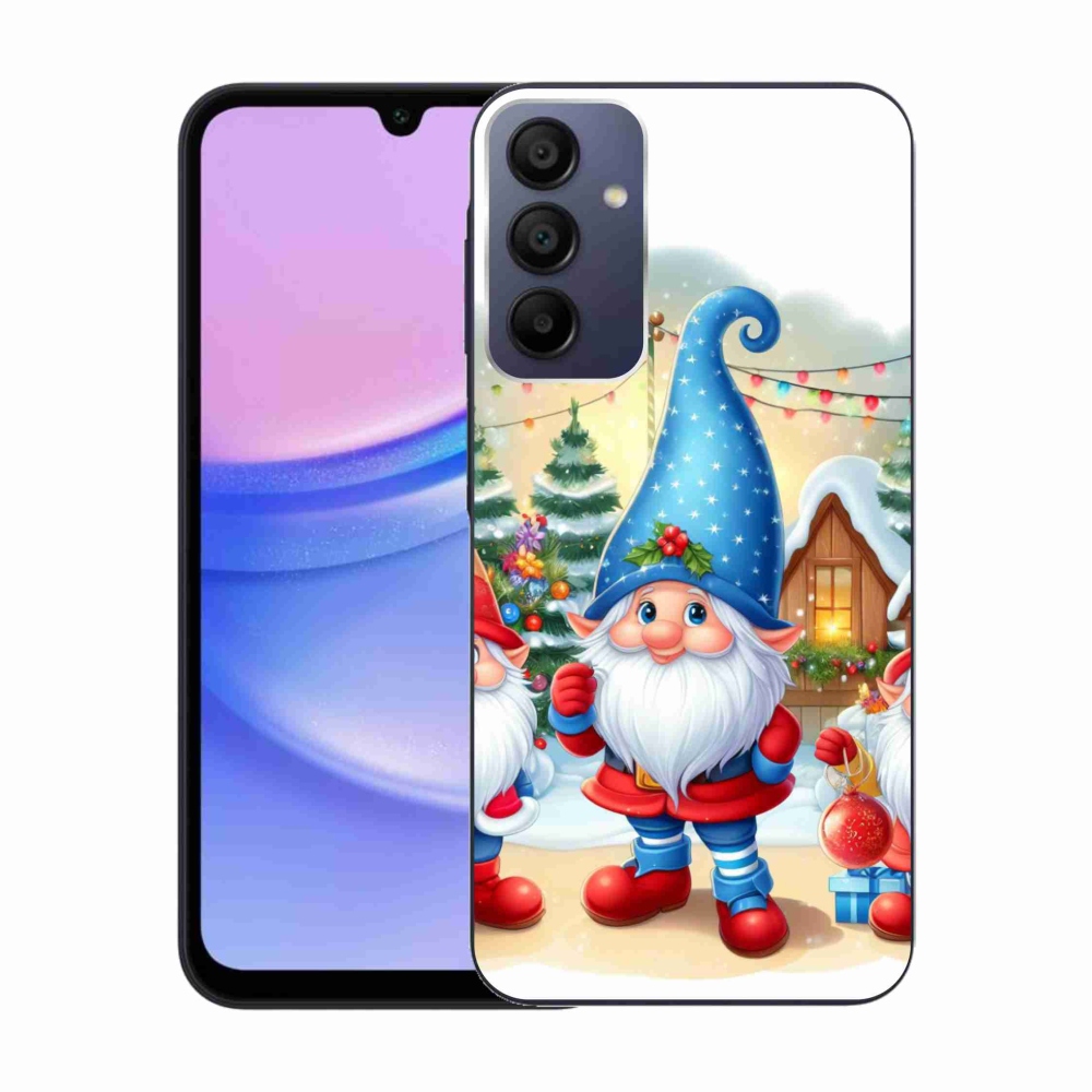 Gél borítás mmCase Samsung Galaxy A15 4G/5G - karácsonyi manókhoz