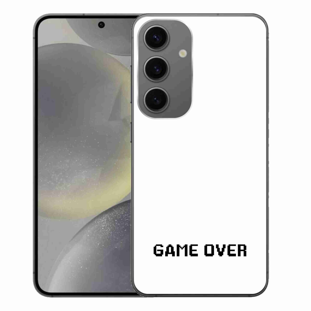 Gél borítás mmCase Samsung Galaxy S24+ - játék fehér háttérrel