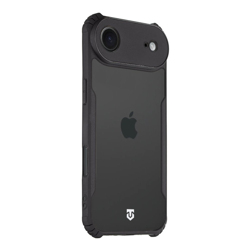 Tactical Quantum lopakodó borító az Apple iPhone 17 Air készülékhez Clear/Black (átlátszó/fekete)