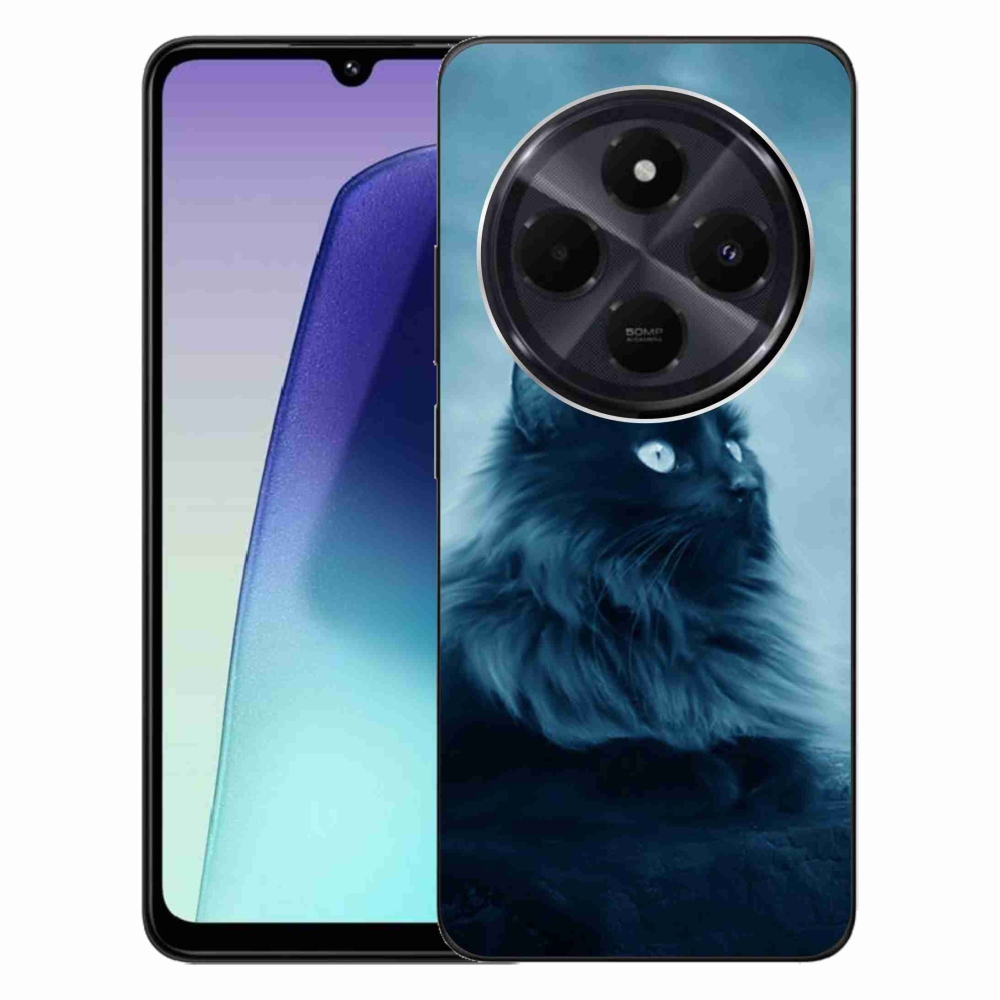 Gél tok mmCase a Xiaomi Redmi 14C/Poco C75-hez - fekete cat 1