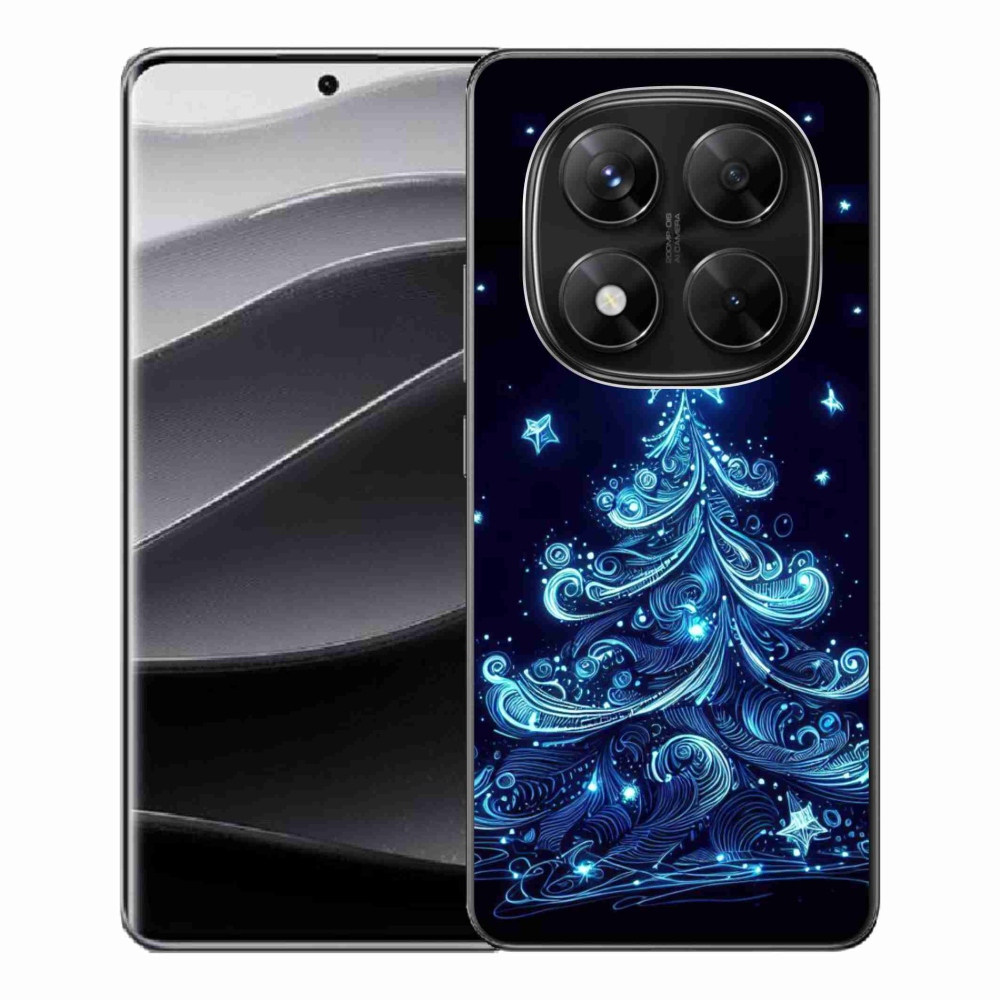 Gél borítás mmCase a Xiaomi Redmi Note 14 Pro 5G/Poco X7 5G - neon karácsonyfa 4