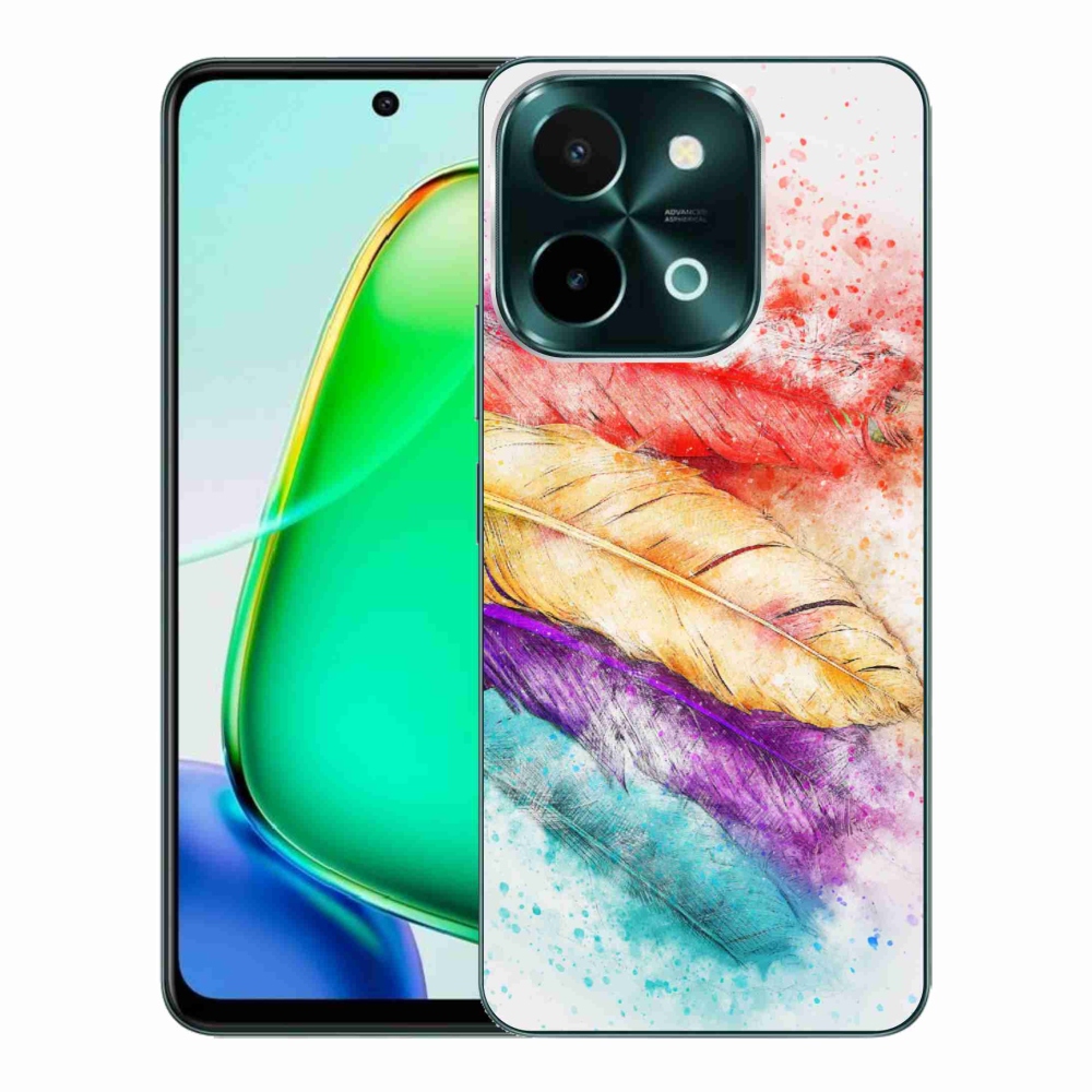Zselés borítás mmCase a Vivo Y28-hoz - színes toll