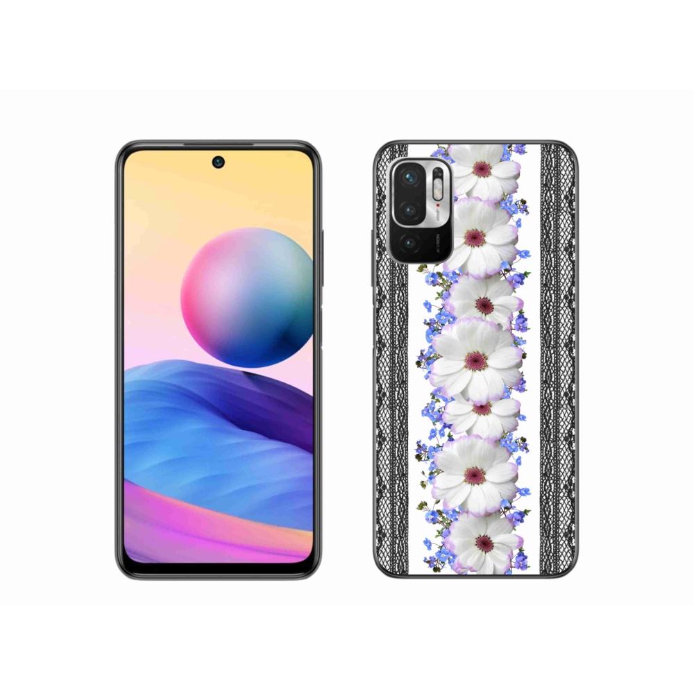 Gél borító mmCase a Xiaomi Poco M3 Pro/5G számára - virágok 8