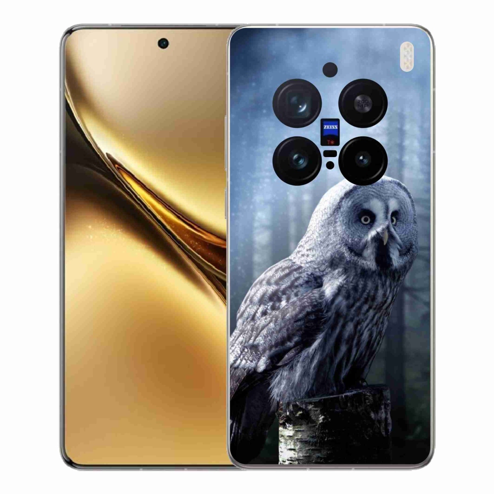 Zselés borítás mmCase a Vivo X200 Pro 5G készülékhez - bagoly