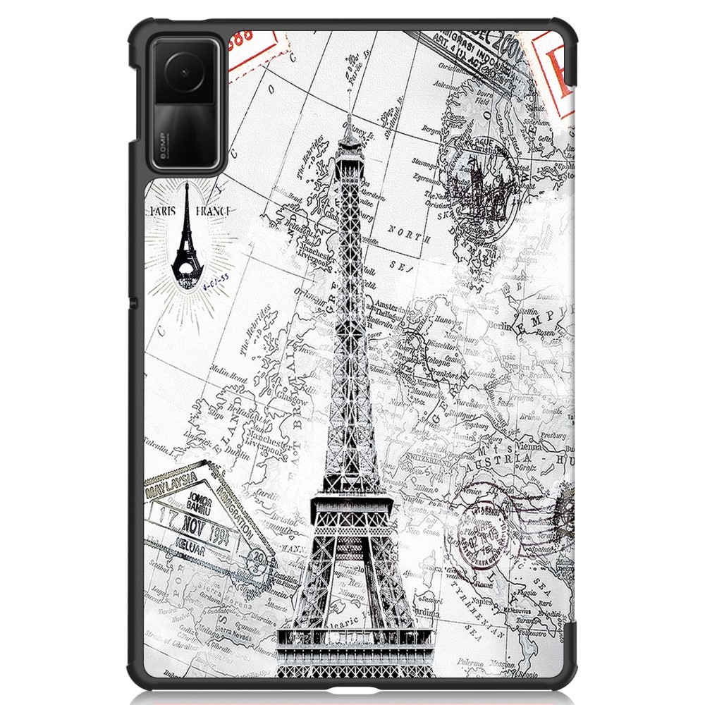 Nyomtatás intelligens záró tok Xiaomi Redmi Pad SE - Eiffel-toronyhoz