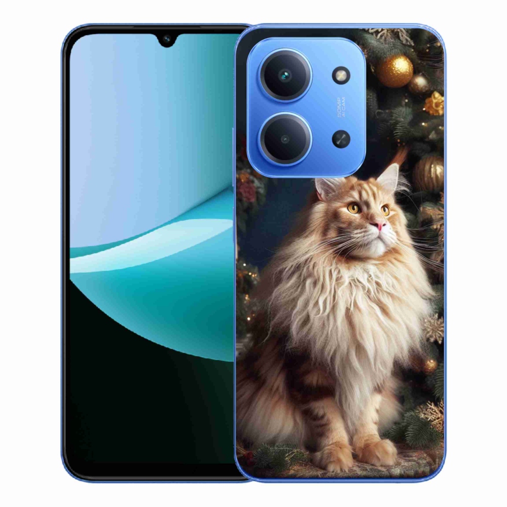 Gél borítás mmCase a Xiaomi Redmi 15C 4G/5G (173mm) - macska a fánál