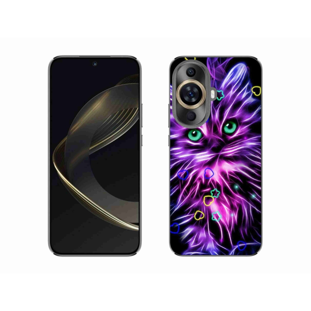Gél borítás mmCase a Huawei Nova 11-en - absztrakt macska