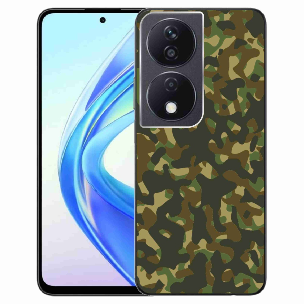 Zselés borítás mmCase a Honor X7b/Honor 90 Smart készülékhez - álcázó mintázat 1