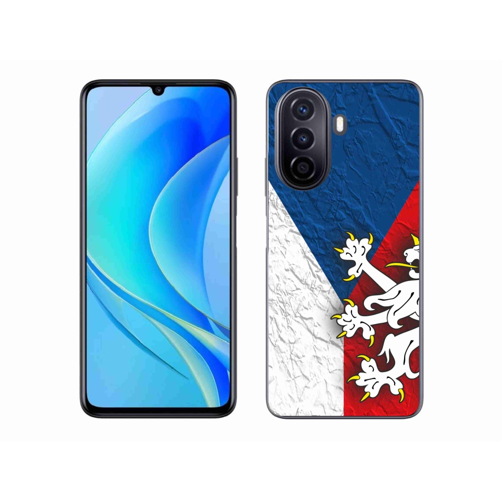 Gél borító mmCase a Huawei Nova Y70 - cseh zászlóhoz 1