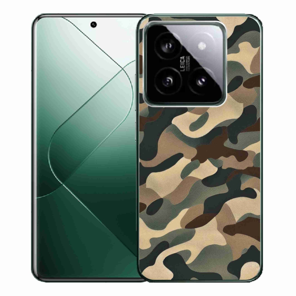 Gél borítás mmCase a Xiaomi 14 Pro-hoz - terepszínű minta 11