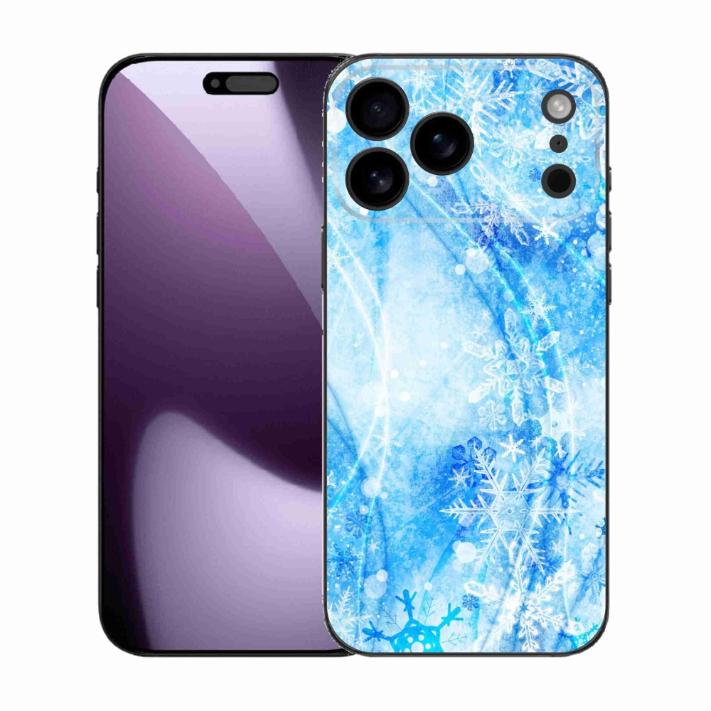 Gél borítás mmCase iPhone 17 Pro Max készülékhez - Hópelyhek
