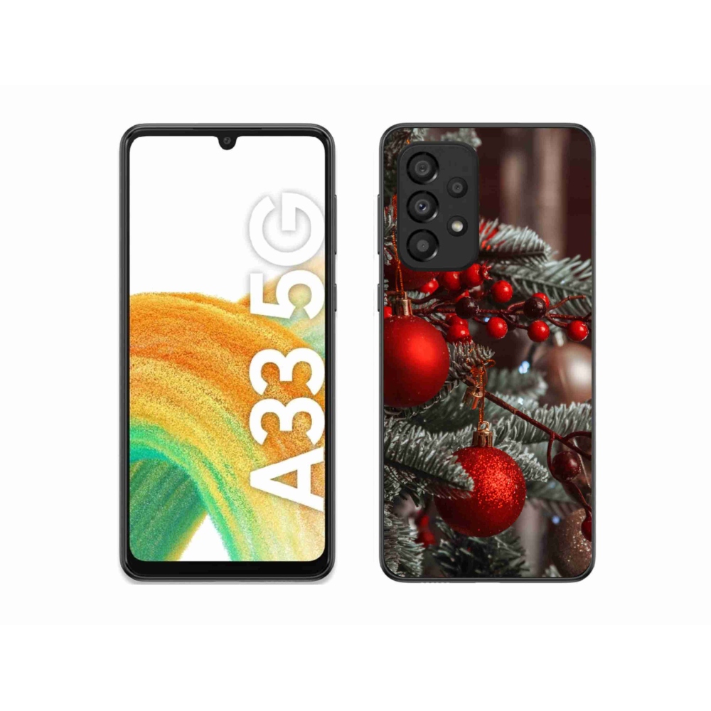 Gél borítás mmCase Samsung Galaxy A33 5G - karácsonyi dekoráció 2