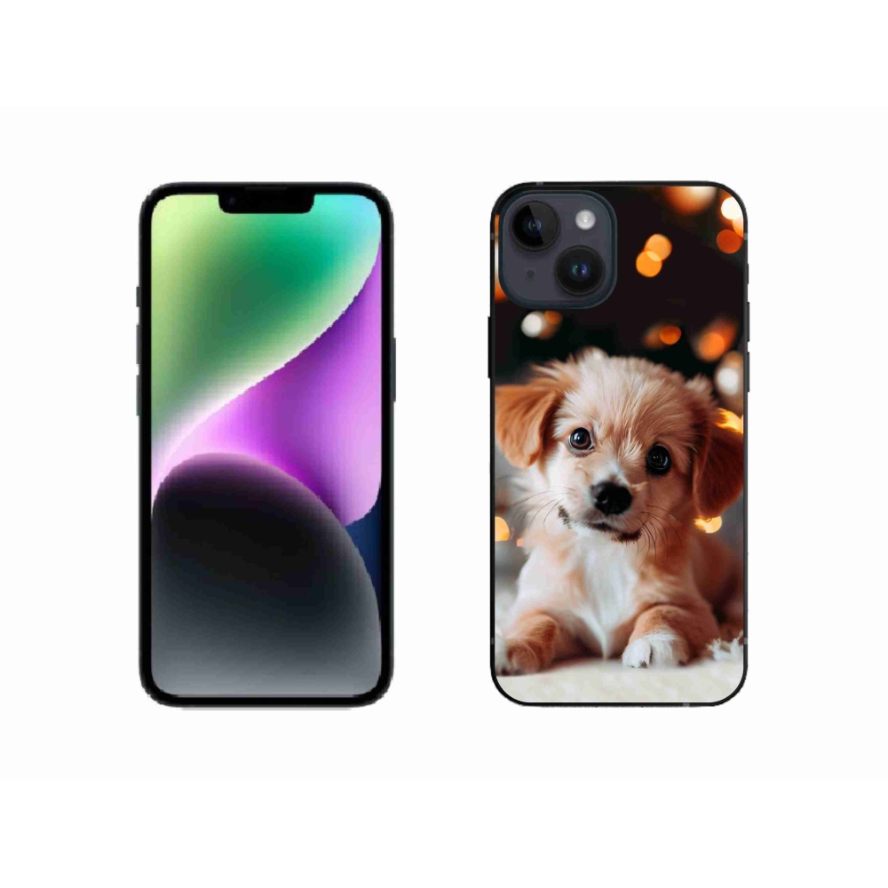 Zselés borítás mmCase iPhone 14 - kölyökkutyakölyökhöz
