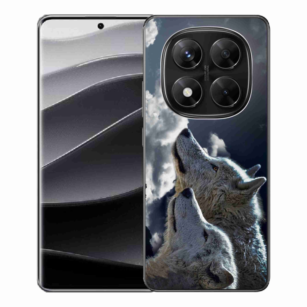Gél borítás mmCase a Xiaomi Redmi Note 14 Pro 5G/Poco X7 5G számára - farkasok